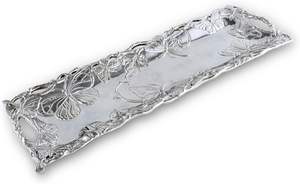 Plateau décoratif en aluminium durable avec revêtement antirouille Utilisation polyvalente pour le service de table Organisation et cadeaux à domicile - Product Image 2