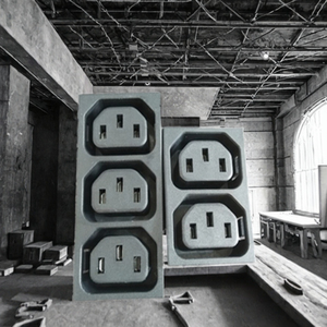 IEC 60320 C13 Snap-in phổ tường ổ cắm cho sử dụng công nghiệp Nam Phi điện AC đầu vào ổ cắm kết nối cho up PDU nhiều - Product Image 2