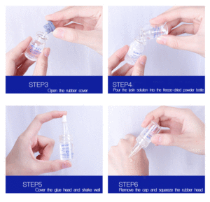 IMAGES Set de 6 Piezas de Polvo Liofilizado, Oligopéptidos, Alantoína, Glicerina, Cuidado de la Piel, Hidratante, Reduce los Poros, Extracto de Levadura en Polvo - Product Image 6
