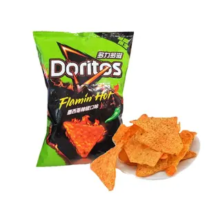 Taiwan Doritos Chips Mexico Flamin Горячие кукурузные чипсы хлопья закуски Пышные экзотические закуски Doritos 90 г