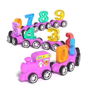 <span class=keywords><strong>Train</strong></span> numérique amusant à assembler, ensemble magnétique numérique pour l'éducation de la petite enfance, bloc magnétique, mini jouet de <span class=keywords><strong>train</strong></span> - Product Image 4