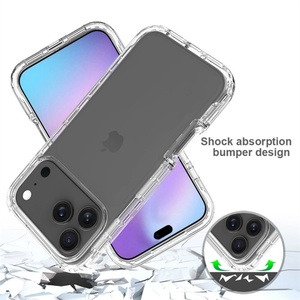 เคสใสไล่เฉดสีแบบเต็มตัวสำหรับ iPhone 17 16 15 14 Pro Max Plus, เคส iPhone 17 360 องศา วัสดุ PC TPU - Product Image 4