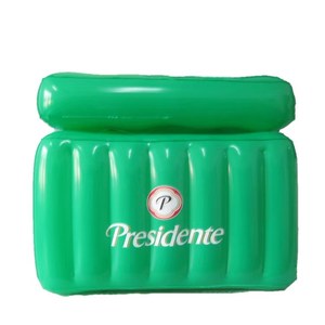 Grand refroidisseur de boissons orange en PVC avec couvercle, refroidisseur de fête de <span class=keywords><strong>piscine</strong></span> gonflable, plateau tournant, glacière flottante - Product Image 4