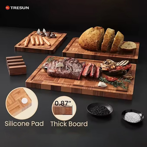 Ensemble de planches à découper en bois de bambou gravées sur mesure avec support de gravure au laser, durable, antidérapant, 2,0 cm d'épaisseur, vente en gros - Product Image 5