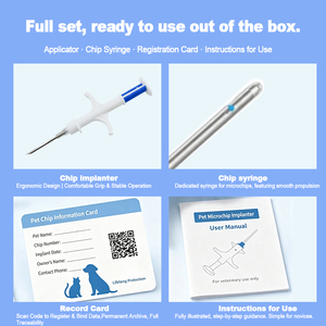 Micro-<span class=keywords><strong>puce</strong></span> RFID FDX-B 134,2 kHz pour identification animale, étiquette en verre mini, étanche, pour chien et <span class=keywords><strong>chat</strong></span>, transpondeur injectable par seringue, puces injectables pour animaux de compagnie - Product Image 4