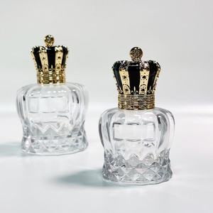 Cao End Vương Miện Bìa <span class=keywords><strong>30Ml</strong></span> 50Ml Rỗng Thủy Tinh Trong Suốt Chai Nước Hoa Mens Phụ Nữ Thanh Lịch Vuông Chai Nước Hoa Với Hộp - Product Image 5