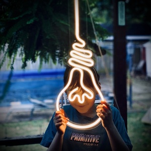 Dropshipping op maat gemaakte kerstdecoratie <span class=keywords><strong>DIY</strong></span> flexibele RGB LED <span class=keywords><strong>neon</strong></span> reclame elektronisch bord voor bedrijven en ziekenhuizen - Product Image 2