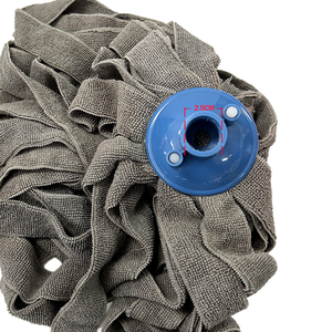 Accessori <span class=keywords><strong>per</strong></span> Mop con Palo in Acciaio Autorotante, Testina di Ricambio in Microfibra Assorbente Senza Pelucchi <span class=keywords><strong>per</strong></span> Pulizia Pavimenti Domestici - Product Image 2