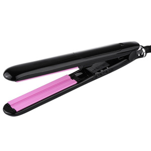 Hair Straightener Curling Iron Dual Purpose Ceramic Plates Temperature Adjustment For Dry Wet Hair Students Use - Product Image 2
