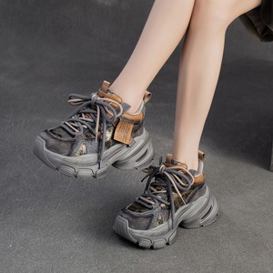 Nouvelles chaussures décontractées pour femmes, confortables, style rétro, en cuir poli vieilli, avec strass, pour petites tailles - Product Image 2