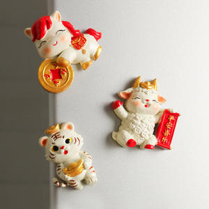 Nuevo Adhesivo para Refrigerador de Año Nuevo 2026, Resina 3D Estereoscópica, Original de Taobao, Atracción Magnética de 48 Horas - Product Image 3