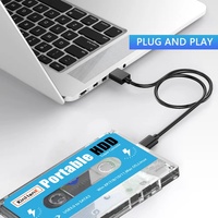 Disque dur externe en plastique Kinhand 500G 2,5 pouces avec système Batocera 33, plus de 55 000 jeux rétro pour PSP/SATURN/Wii PC/ordinateur portable