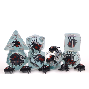 Set di Dadi Poliedrici BEETLE per Giochi <span class=keywords><strong>da</strong></span> Tavolo, Vendita all'Ingrosso, Dadi in Plastica e Resina per DND e Avventure in Movimento - Product Image 6