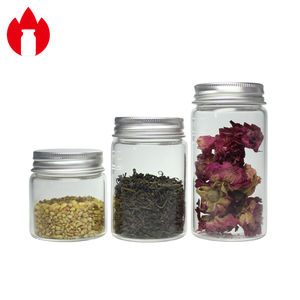 उच्च Borosilicate कांच की बोतल बड़े थोक चौड़े मुंह ग्लास जार - Product Image 3