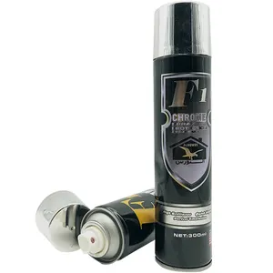 Peinture en Spray or chromé en Spray, ml, pour meilleur effet miroir, argent, peinture or Chrome en Spray