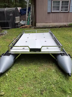 Catamaran à moteur voilier bateau pneumatique en aluminium