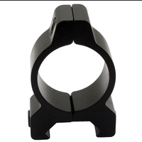 25.4mm portée montage accessoires de chasse tactique 25.4mm fixe queue d'aronde anneaux faible alliage d'aluminium
