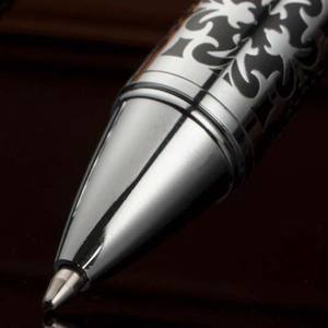 Bolígrafo de Rodillo de Metal con Acetato Acrílico de Alta Calidad, con Patrones de Salpicaduras de Color Ámbar, Mezcla Vibrante y Hermosa - Product Image 4