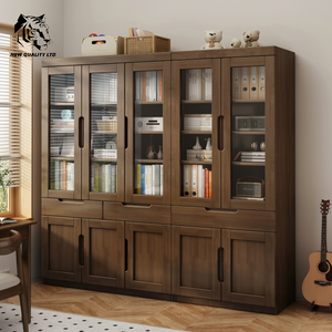 Meuble de salon en bois, bibliothèque de présentation, nouveau design, personnalisable, en stock, dropshipping, le moins cher pour usine de meubles - Product Image 6