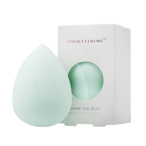 Vente en gros d'éponges de maquillage en silicone à motif goutte d'eau, sans latex, avec étiquetage gratuit sur boîte - Product Image 4