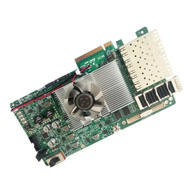 Custom FPGA Network Accelerator Card Xilinx Kintex UltraScale XCKU040-2FFVA1156-2I PCIe DDR4