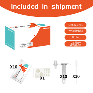 Oem & ODM CDV/CPV/ich AB canine distemper virus/parvovirus/truyền nhiễm viêm gan kháng thể nhanh chóng kiểm tra cho chó - Product Image 3