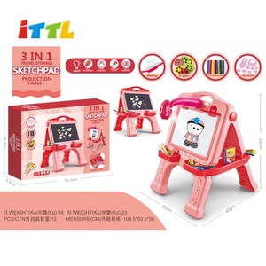 ชุดกระดานวาดรูปแบบโต้ตอบสำหรับเด็กของเล่นพัฒนาการอัจฉริยะแบบ2อิน1สำหรับเด็กปฐมวัย - Product Image 5