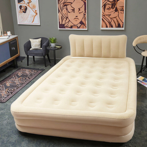 Bộ đồ nội thất phòng ngủ gồm giường hơi bơm hơi C02, giường cong kiểu lash, nệm lò xo túi cỡ King, bộ bàn ghế phòng ăn - Product Image 5