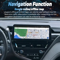 Écran OLED 12,3 pouces pour Camry 2021 2022, lecteur multimédia vidéo pour voiture, navigation GPS, radio, Android 13, 8+128G, aide au recul