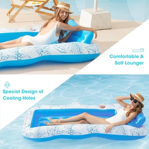 Cross-Biên Giới PVC Inflatable Đơn Hàng Nổi Vài Nước Phòng Chờ Ghế Có Thể Gập Lại Nổi Giường Cho Inflatable Ride-Ons - Product Image 5