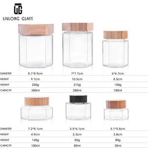 LLG Conception Personnalisée Forme de Luxe Pure Fleur Miel Emballage Bouteille Bocaux En Verre Unique Avec Couvercles En Métal Ou En Bois - Product Image 3