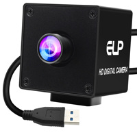 Kamera ELP 12MP USB3.0 IMX577 Kecepatan Tinggi 230fps 1080P Sudut Lebar 88 ° (H) Papan Webcam Tanpa Distorsi untuk PC Jetson Nano