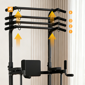 ジムフィットネス機器多機能プルアップバーディップステーション水平バーベンチプレスパワータワー - Product Image 6