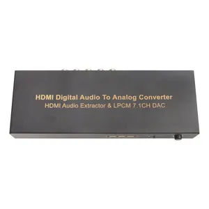 Audio Video LPCM 7.1 convertitore Audio digitale con impostazione modalità uscita Audio 7.1 convertitore Audio digitale SPDIF