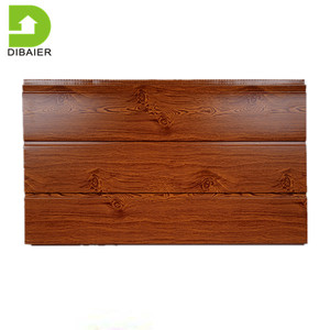 Panneaux sandwich à grain de bois de bonne qualité, revêtement mural en métal gaufré galvanisé - Product Image 5