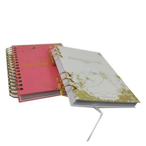 Biểu tượng tùy chỉnh <span class=keywords><strong>A5</strong></span> màu Hồng Xoắn Ốc hàng tuần hàng tháng biểu hiện mục tiêu Nhật Ký Tạp Chí kế hoạch chương trình nghị sự máy tính xách tay - Product Image 3