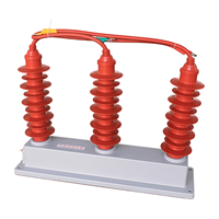 Protecteur de surtension combiné TBP-35kV, protecteur de surtension haute tension à trois/quatre colonnes, caoutchouc silicone