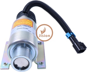 โซลินอยด์หยุดการจ่ายน้ำมันเชื้อเพลิงเครื่องยนต์ 10-01178-02 สำหรับชิ้นส่วนไฟฟ้าของเครื่องจักร โซลินอยด์วาล์วปิดเครื่องยนต์ 12V - Product Image 4