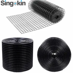 6"x100ft 8"x100ft Plastic Coated Welded Wire Mesh Bird Netting Solar Animal Guard