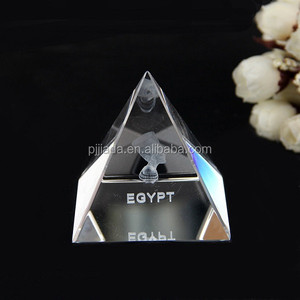 Venta caliente energía curación pequeño feng shui Egipto egipcio <span class=keywords><strong>Pirámide</strong></span> de cristal de cuarzo transparente - Product Image 3