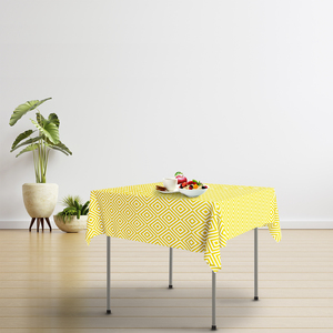 Tavolo Pieghevole Quadrato in HDPE 86x86x74 cm. Colore Bianco - Product Image 5