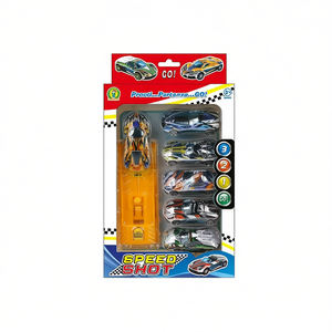 Juego de coches de carreras Speed Shot, 5 coches con lanzador para niños a partir de 3 años - Product Image 2