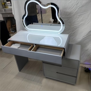 Tủ quần áo bằng gỗ bàn trang điểm Thiết kế gương với ngăn kéo - Product Image 1