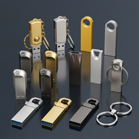 Memorias USB Giratorias Personalizadas al por Mayor con Logotipo, 128GB, 64GB, 32GB, 16GB, 8GB, 4GB, Pendrives, Memorias USB