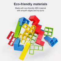 Blocs de construction en plastique et jouets de construction de modèles éducatifs Montessori personnalisés pour enfants