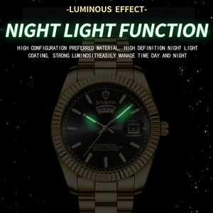 Reloj de Cuarzo de Lujo para Hombre, Resistente al Agua, con Doble Calendario y Manecillas Luminosas, Diseño Elegante y Sencillo - Product Image 5