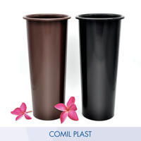 Vases personnalisés de style européen pour monuments funéraires, les plus vendus, pour vases de sol, cryptes, monuments commémoratifs, mausolées 10x24cm