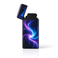 Briquet électrique à arc personnalisé avec logo, rechargeable par USB, coupe-vent, accessoires pour cigares, fournisseur d'usine