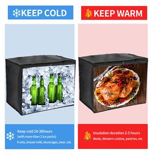 <span class=keywords><strong>Sac</strong></span> <span class=keywords><strong>isotherme</strong></span> de haute qualité gardant l'isolation froide ou chaude doublure en papier d'aluminium sacs isothermes de préparation de <span class=keywords><strong>repas</strong></span> étanches - Product Image 4