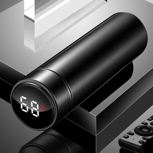 ขวดน้ำสุญญากาศสแตนเลสสองชั้นแบบขายส่ง พร้อมจอ LED สำหรับการเดินทาง - Product Image 2